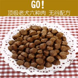 WDJ推荐六星级 GO!顶级天然宠物犬粮 健康无限系列 顶级老犬六种肉 无谷配方...